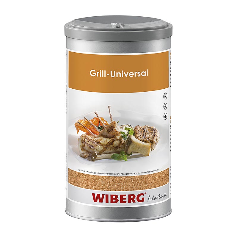 Wiberg Grill Universal, sale aromatizzato, 1,05 kg