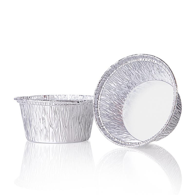 Novelis Allemagne - Barquettes en aluminium jetables pour plats à emporter, ø 80 mm, hauteur 34 mm (Alcan 46100/535336), lot de 100 pièces