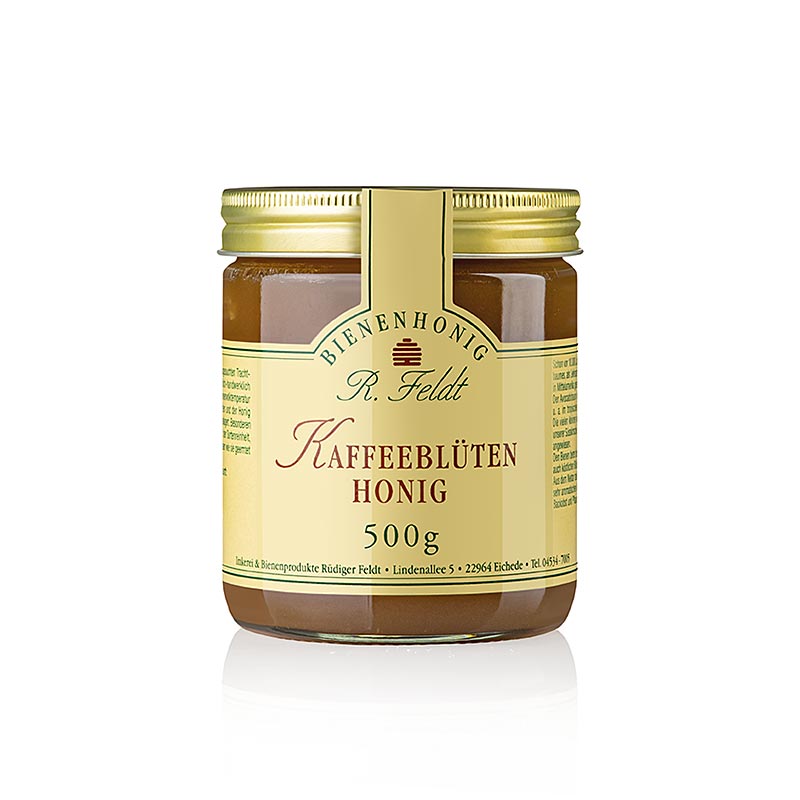 Apicoltura Feldt -Miele, scuro, cremoso, dal sapore delicato e dall'aroma raffinato, 500 g