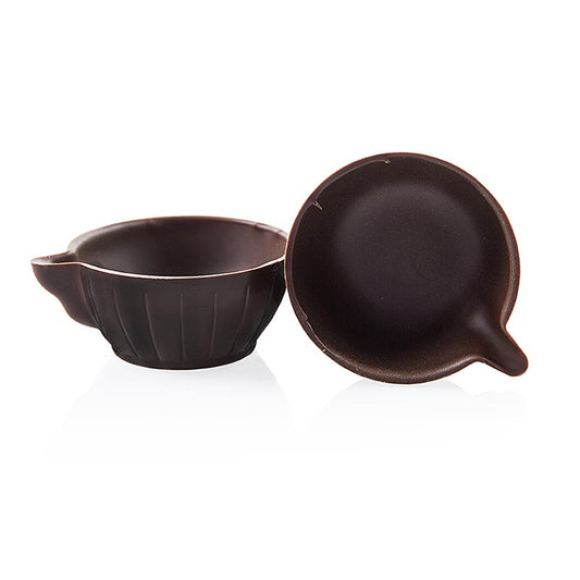 Dobla - Schokoform - Espresso-Tassen, klein, dunkle Schokolade, ø 50mm, 25mm hoch, 984 g, 168 St