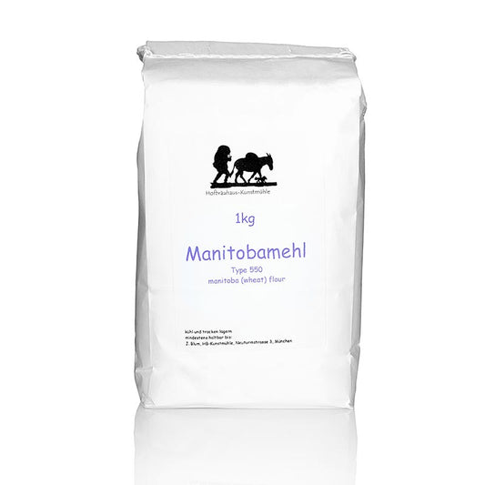 Farina Manitoba, prodotta con grano d'elite, 1 kg