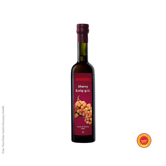 Wiberg Vinaigre de Xérès Reserva, à base de raisins Pedro Ximénez, 7% d'acidité, 500 ml