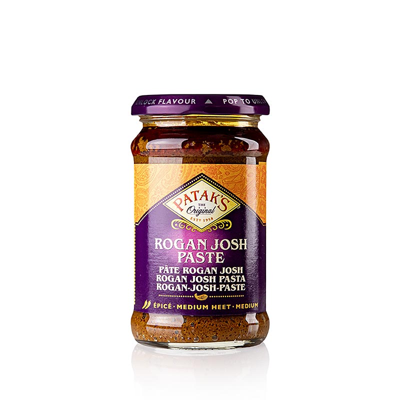 Pâte de curry "Rogan Josh", moyen, Patak's, 283 g