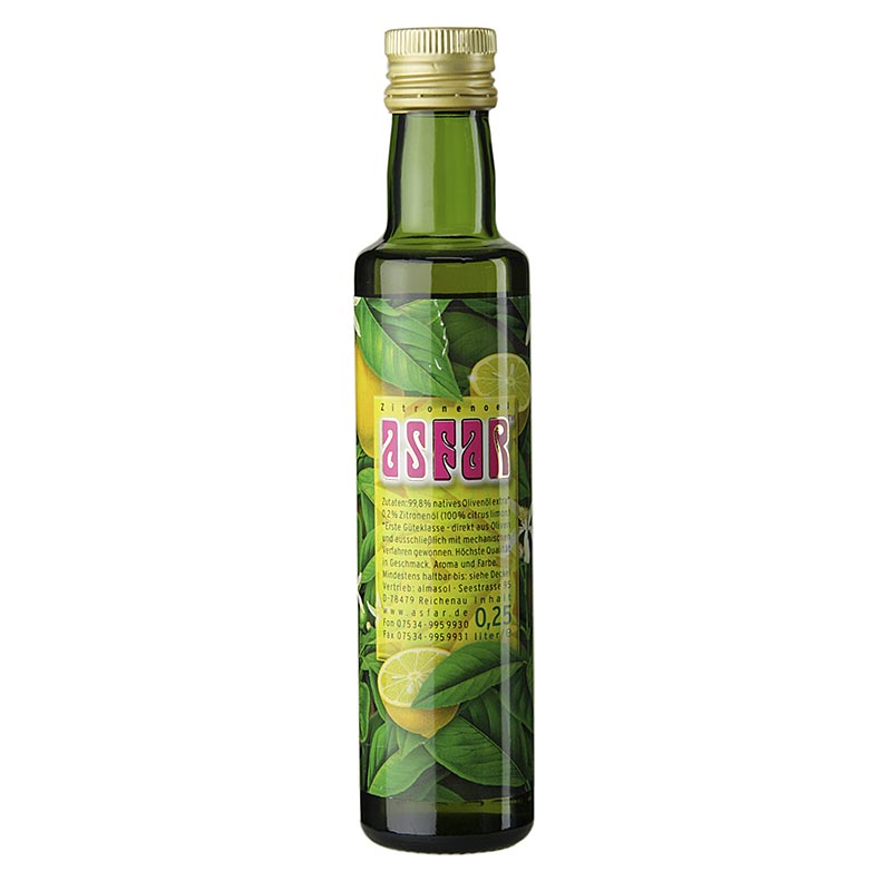 Olio d'oliva , Asfar con olio al limone, Spagna, 250 ml