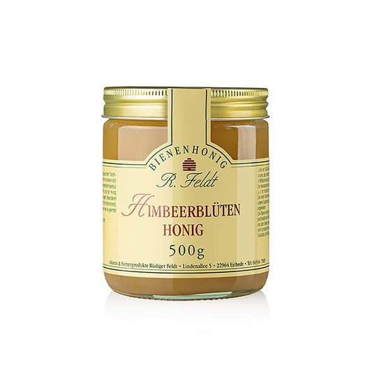 Apiculture Feldt -Miel, clair, légèrement fruité, avec un délicat arôme de framboise, 500 g