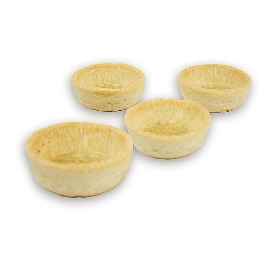 HUG - Tartellette da snack, rotonde, ø 5 cm, chiare, salate, 1,55 kg, 184 pezzi