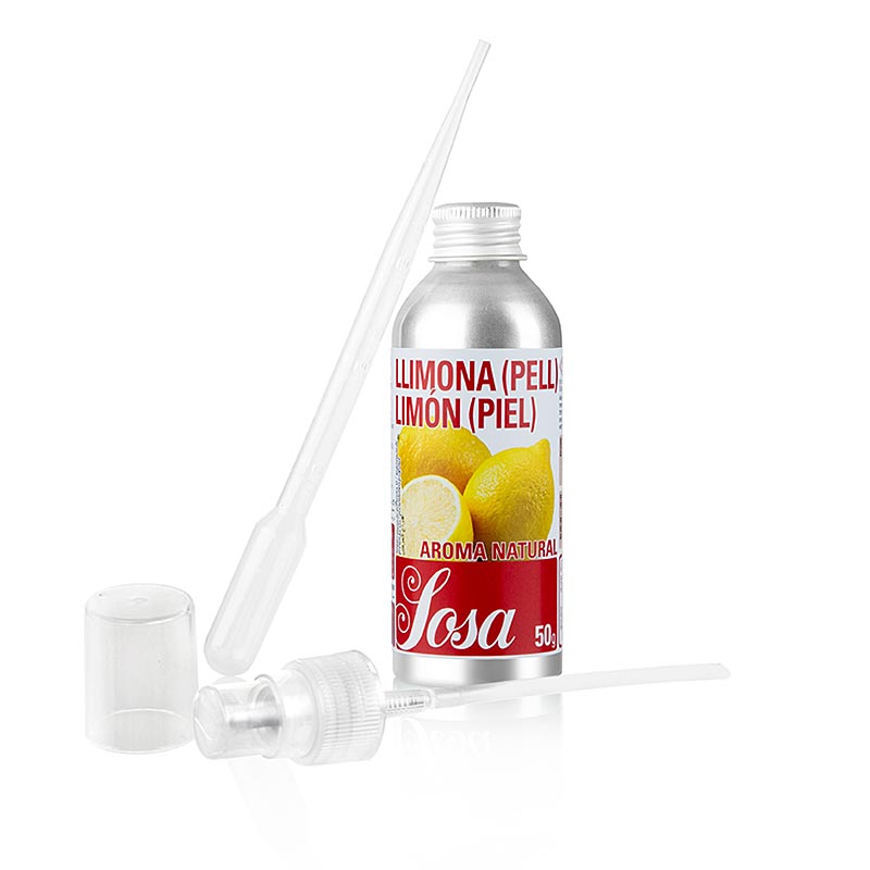Sosa - Arôme naturel de zeste de citron, liquide, 50 g