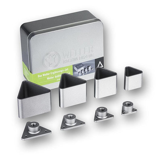 Set di prolunghe per credenza Weller, triangolari, 8 pezzi.