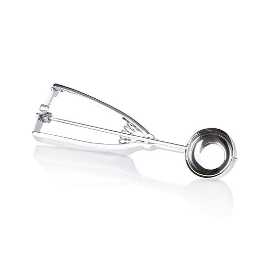 Paletta per gelato 1/30 litri, ø 48 mm, lunghezza 22 cm, acciaio inox, 1 pz.