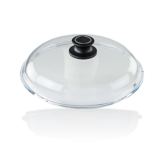 AMT Gastroguss, couvercle en verre pour cocotte, casserole, poêle et wok, ø 28 cm, Bocal, 1 pièce