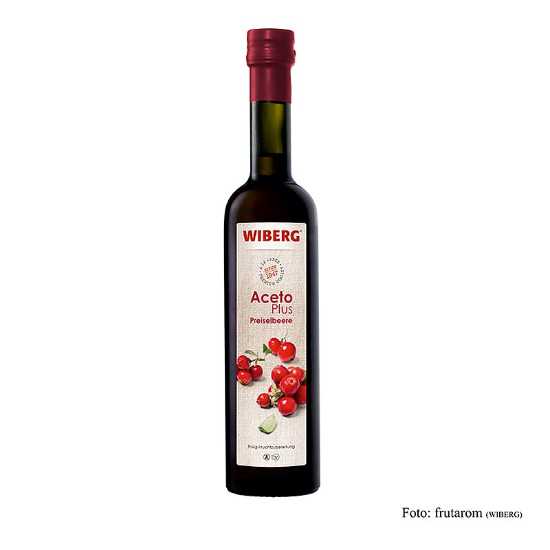 Wiberg Aceto Plus Airelle rouge, 2,2% d'acidité, 500 ml