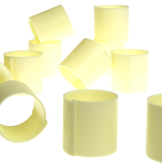 Karl Zieres Schokoform - Cannelloni/Zylinder, weiß ohne Dekor, ø 35mm, 35mm hoch, 250 g, 35 St