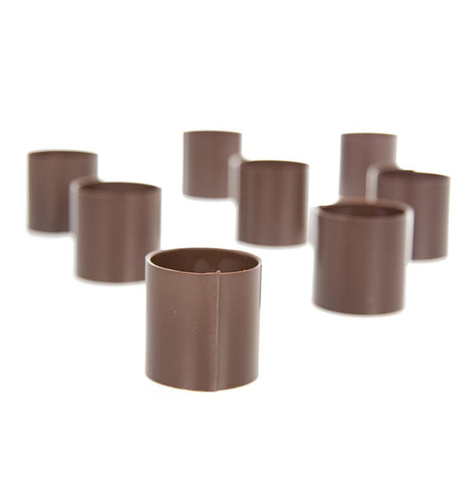 Stampo per cioccolato - cannelloni/cilindro, scuro senza decorazione, ø 35 mm, altezza 35 mm, 300 g, 35 pz.