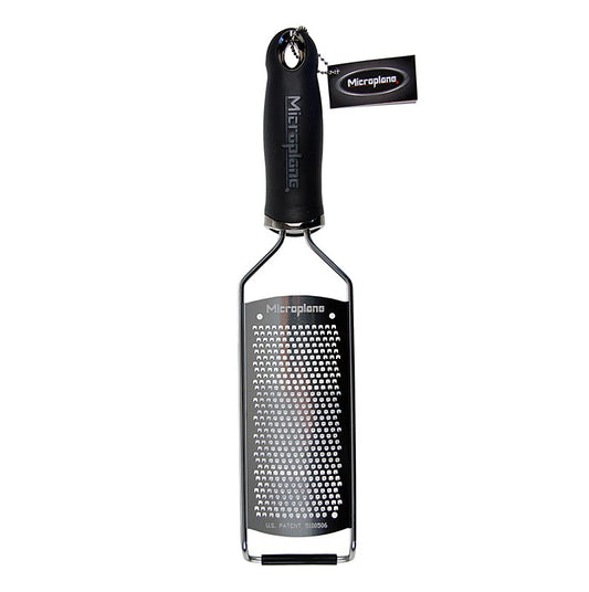 Microplane - Série Gourmet - râpe fine, manche noir/soft-touch, 1 pièce