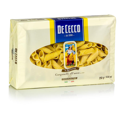 De Cecco Garganelli à l'œuf, No.115, 250 g