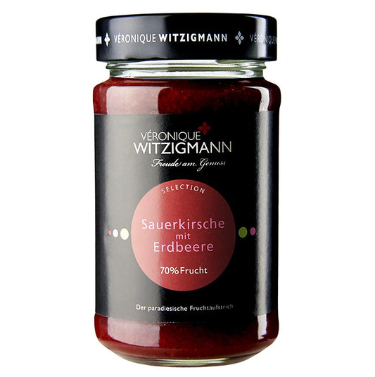 Véronique Witzigmann - Cerises acides et fraises - Confiture, 225 g