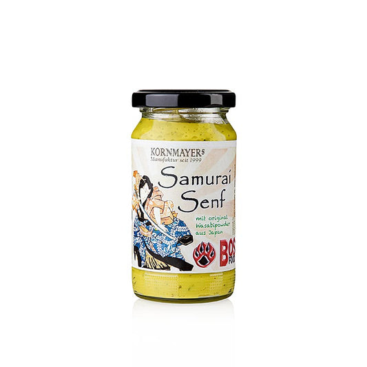 Kornmayer - Senape Samurai, con wasabi ed erbe aromatiche, 210 ml
