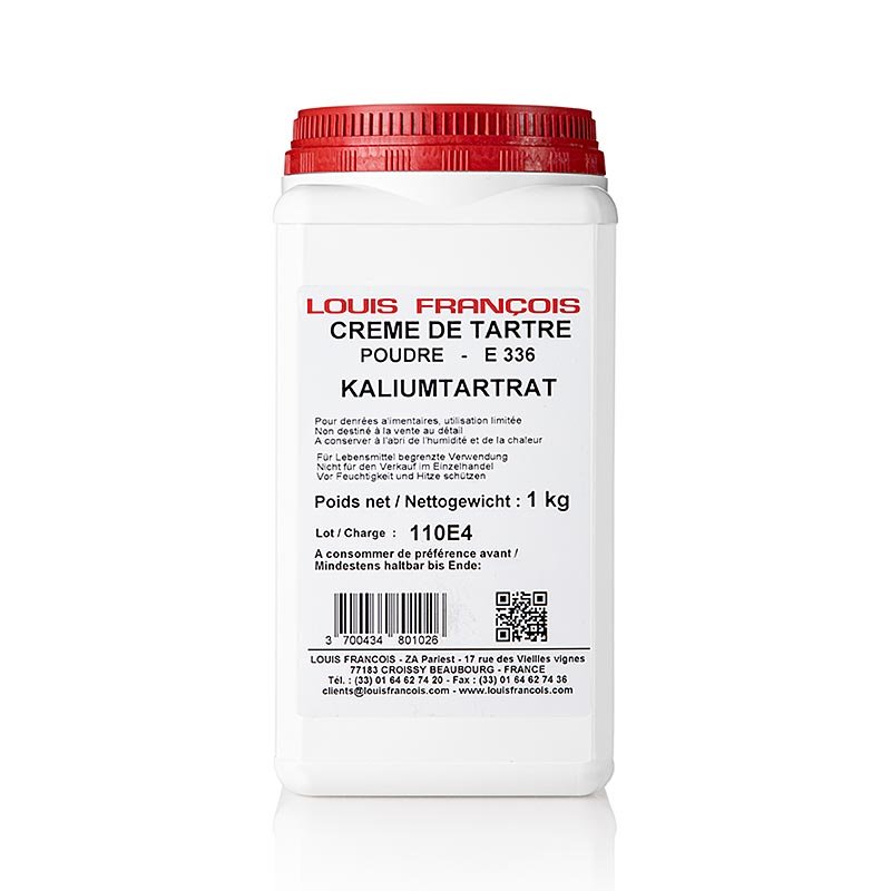 Weinstein - Pulver - Creme Detartre, Kaliumtartrat, E 336, 1 kg | Patisserie, Dessert, Sirup | thungourmet