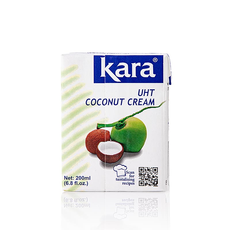 Crema di cocco, 24% Grassi, Kara, 200 ml