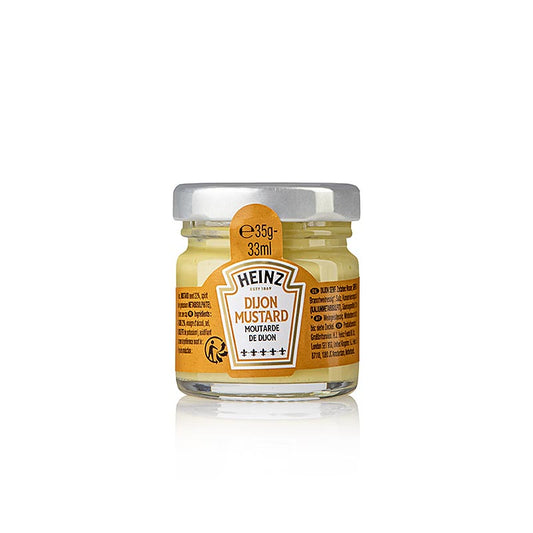 Heinz - Senape di Digione, fine, vasetti monodose, 33 ml
