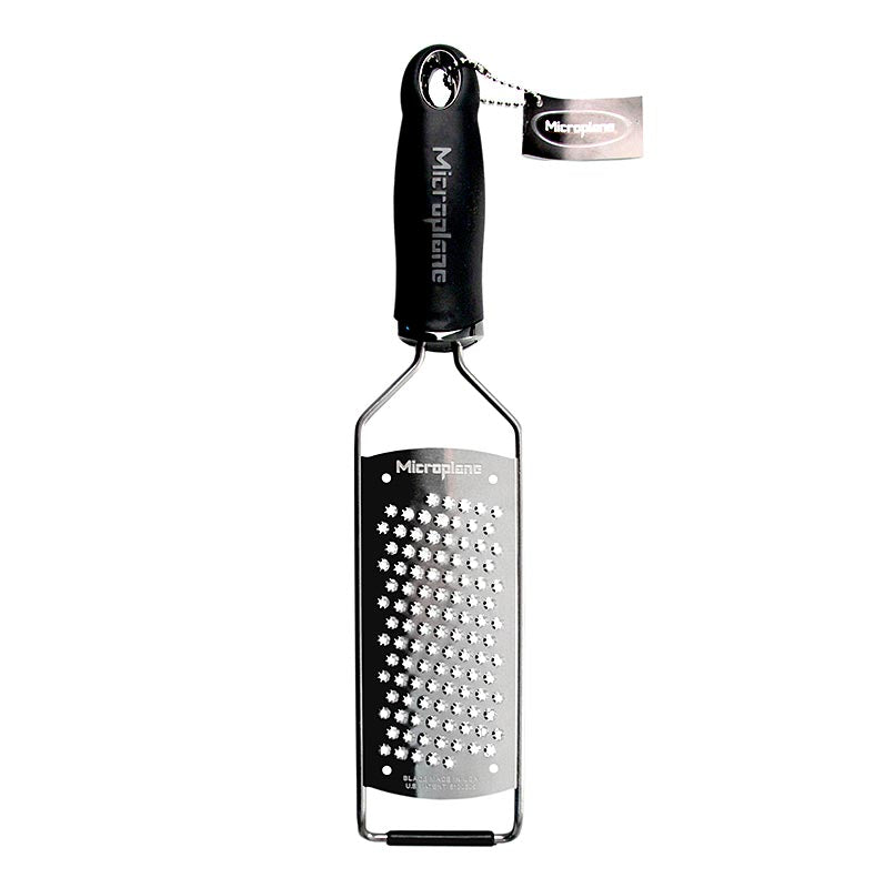 Microplane - Gourmet Serie - sternförmige Reibezähne, Griff schwarz/soft-touch, St