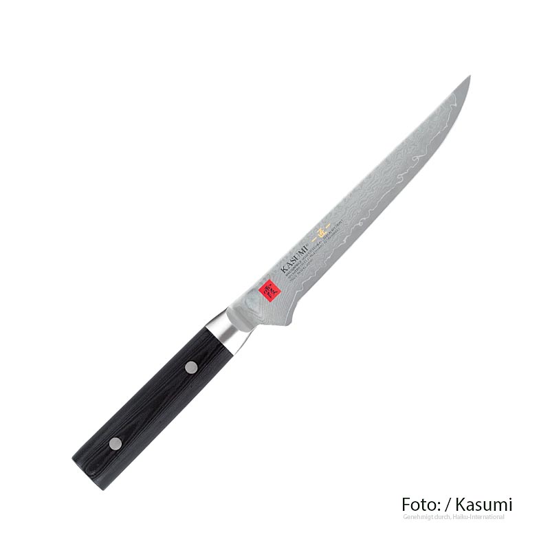 Coltello da disosso Kasumi MP-05 Masterpiece in acciaio damascato, 16 cm, 1 pz.