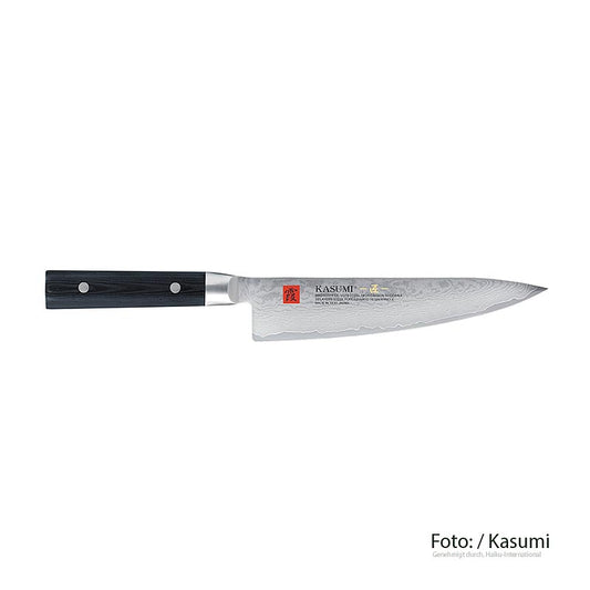 Coltello da cucina Kasumi MP-11 Masterpiece in acciaio damascato, 20 cm, 1 pz.