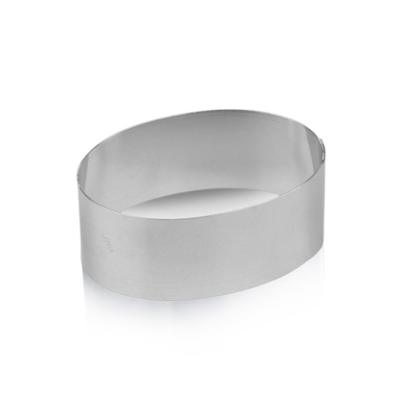 Matfer - Edelstahl-Ausstecher, oval, glatt, 7,5x4,5x3cm hoch, 1 St