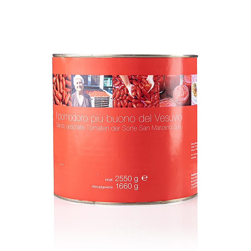 San Marzano Tomaten, ganz, rot, geschält, Kampanien, Italien, 2,5 kg