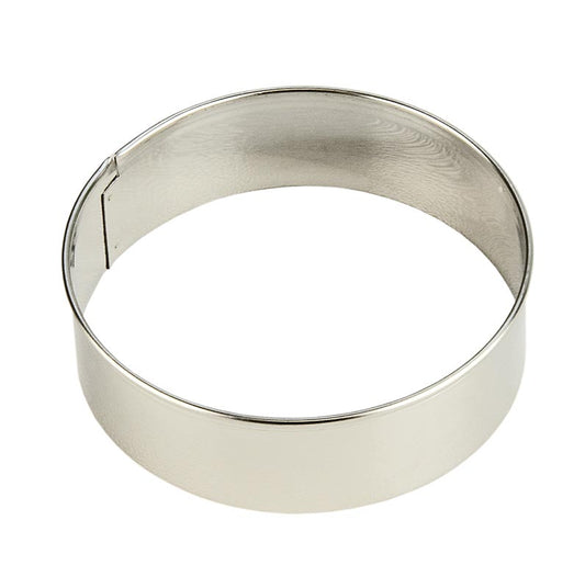 Städter - Edelstahlring-Ausstecher, glatt, ø 8cm, 2,5cm hoch, 0,3mm stark, 1 St