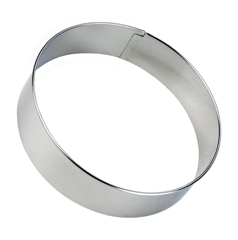 Städter - Edelstahlring-Ausstecher, glatt, ø 12cm, 2,5cm hoch, 0,3mm stark, 1 St