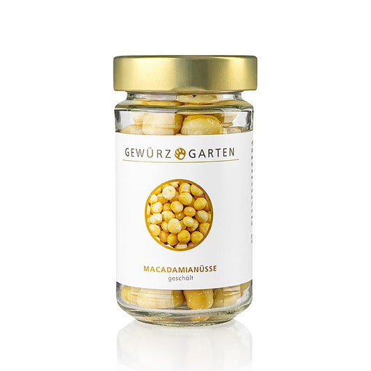 Gewürzgarten Noci di macadamia, sgusciate, non salate, 120 g