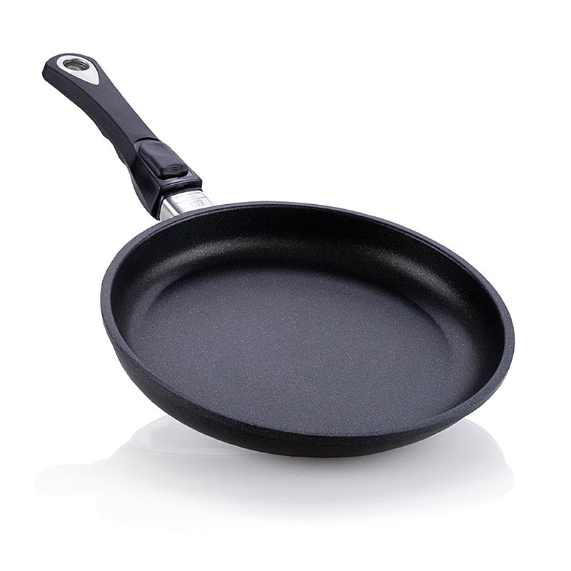 AMT Gastroguss, padella, ø 24 cm, altezza 4 cm, con manico rimovibile, 1 pz.