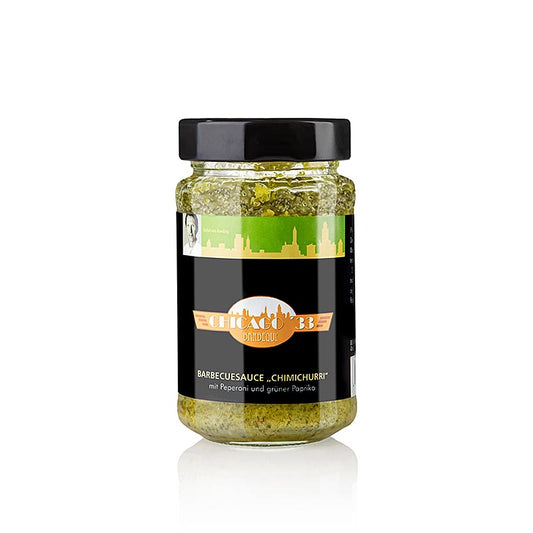 CHICAGO '33 Chimichurri, vert, sauce BBQ au poivron vert & piment, 225 ml