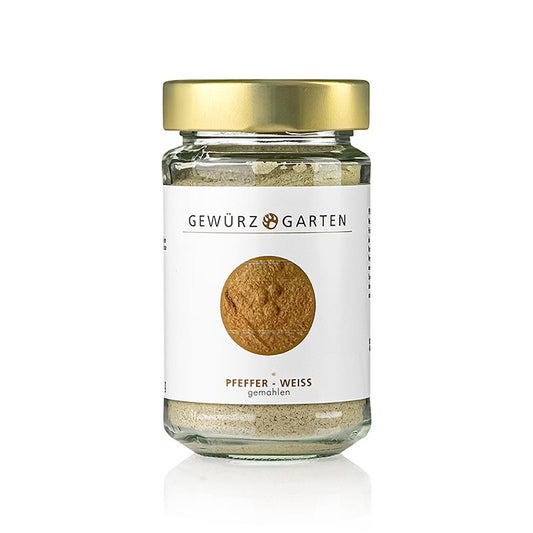 Jardin des épices Poivre, blanc, moulu, 120 g