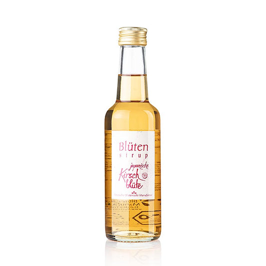 Deutsche Blütensekt Manufaktur - Sciroppo ai fiori di ciliegio giapponese, 1:10, BIO, 250 ml