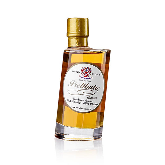 Prelibato, Balsamico Bianco Condiment Riserva, 8 Jahre, Eschenholzfass, Malpighi