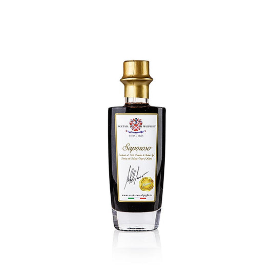 Balsamico Condiment "Saporoso Riserva", 8 Jahre, Eichen- & Akazienholz, Malpighi
