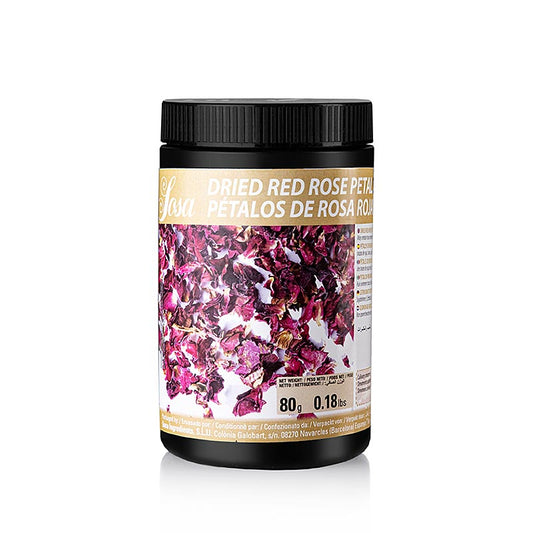 Sosa Petali di rosa essiccati, non canditi (38934), 80 g