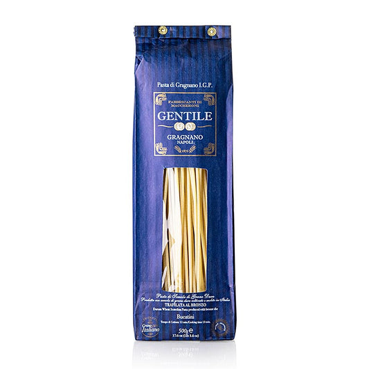 Pastificio Gentile Gragnano IGP - Bucatini, étirés en bronze, 500 g