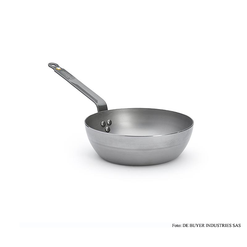 deBUYER "Mineral B Element" Padella in ferro "Country", ø 24 cm, altezza 7,5 cm, 1 pz.
