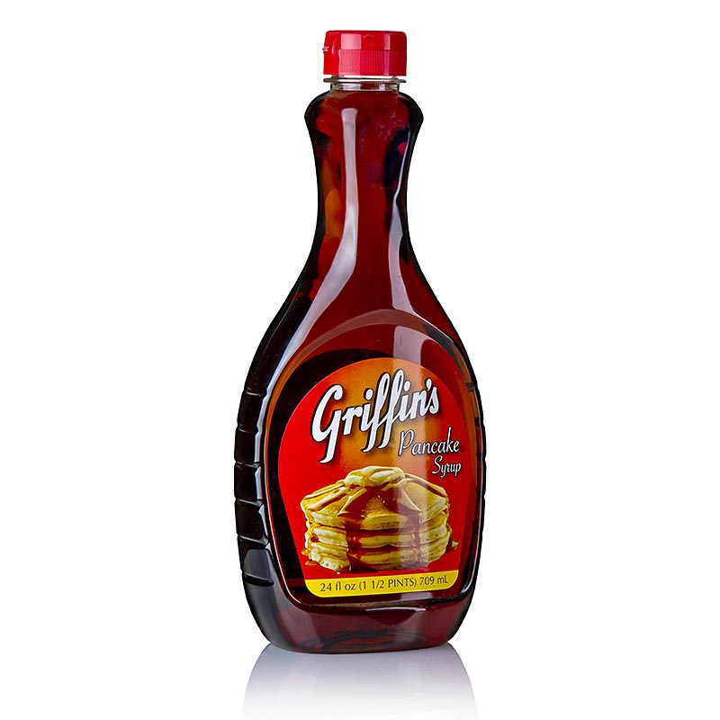 Sciroppo per pancake, con sciroppo d'acero, Griffins, 709 ml