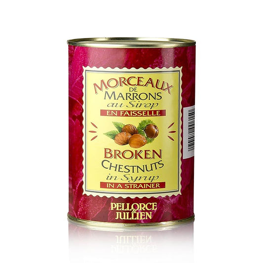 Pezzi di castagne sciroppate, Pellorce & Jullien, 1,3 kg | Riso, Legumi, Frutta secca, Castagne | thungourmet