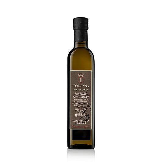 Natives Olivenöl Extra mit weißer Trüffel-Aroma (Trüffelöl), M. Colonna, 500 ml