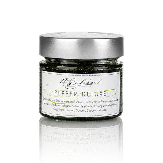 Poivre noir, fermenté au sel marin, concassé, PEPPER DELUXE, 100 g