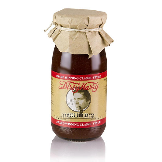 La famosa salsa barbecue di Dirty Harry, biologica, vegano, 250 ml