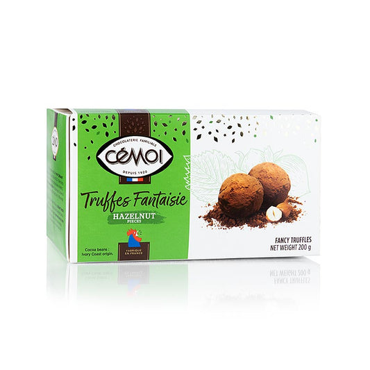 Pasticceria al tartufo - praline, Cemoi, con scaglie di nocciola, Francia, 200 g
