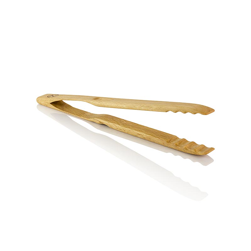 Pince à barbecue, 30cm, en bois de hêtre, 1 pc