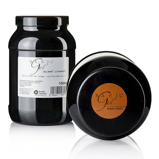 Gel - per creme dolci, Braun, vegano, Herbacuisine, 1 kg