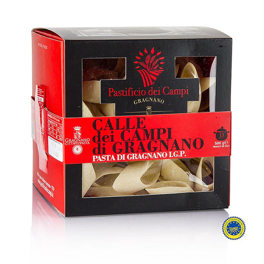 Pastificio dei Campi - No.54 Calle, pâtes en forme d'anneau informe, Pasta di Gragnano, IGP/ AOP, 500 g